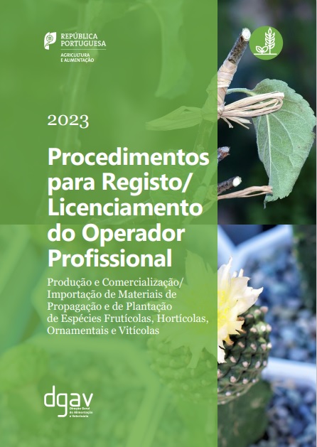Materiais de propagação - Procedimentos para Registo/Licenciamento do Operador Profissional
